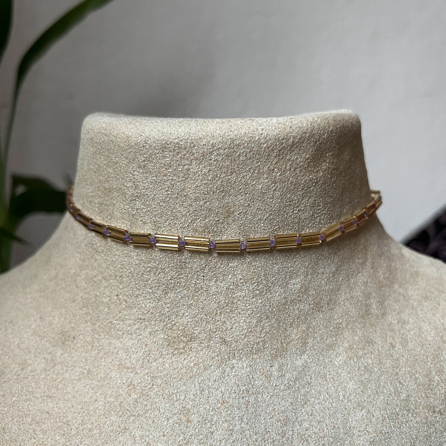 Choker en perles