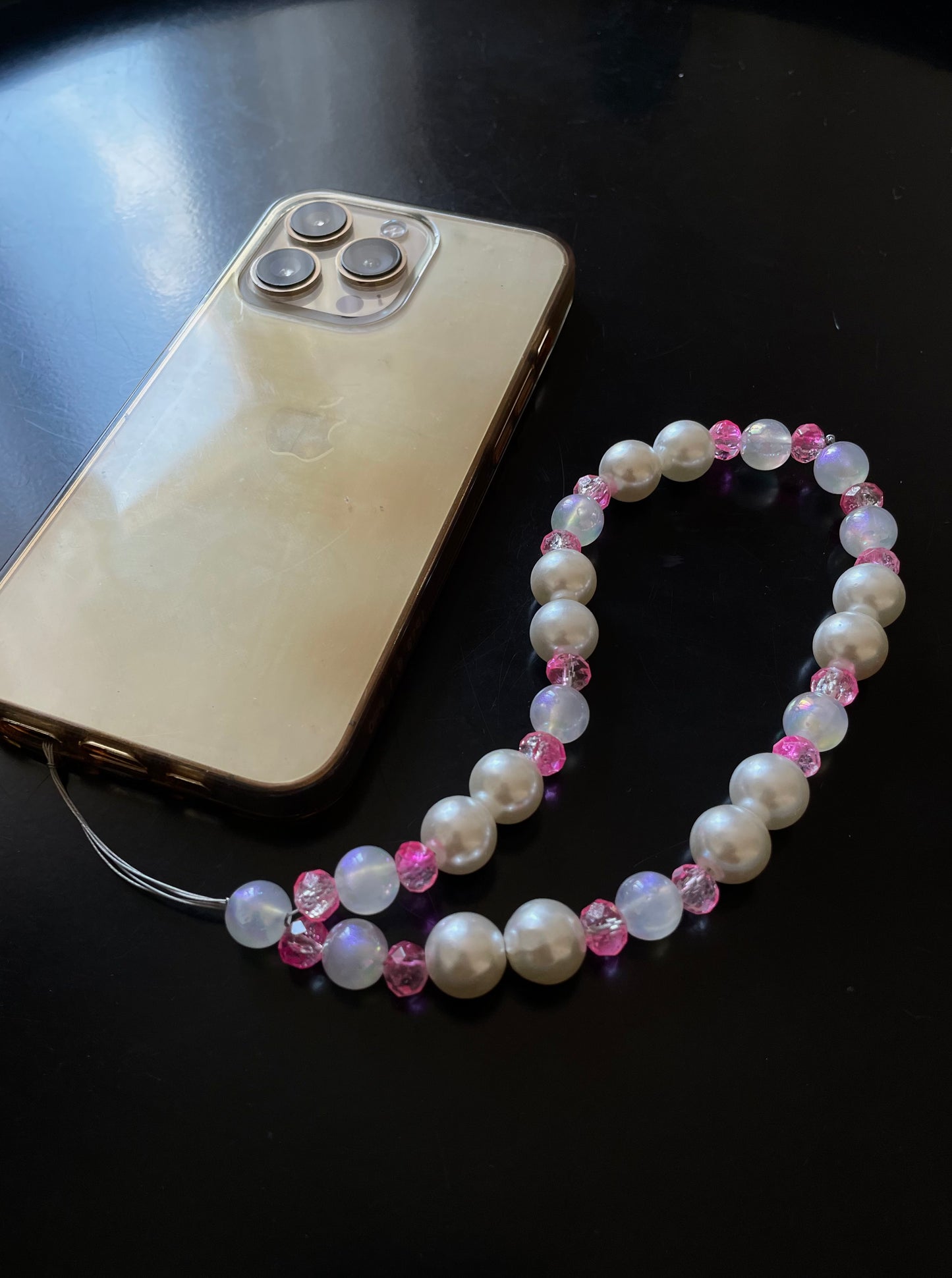 Bijoux de téléphone en perles  - Girly