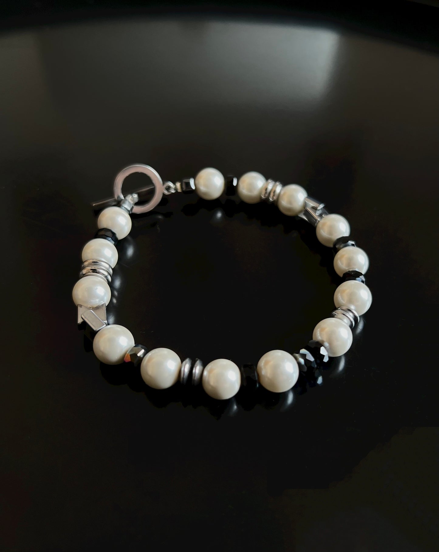 Bracelet en Perles de Nacre unisex - Bracelet Ice