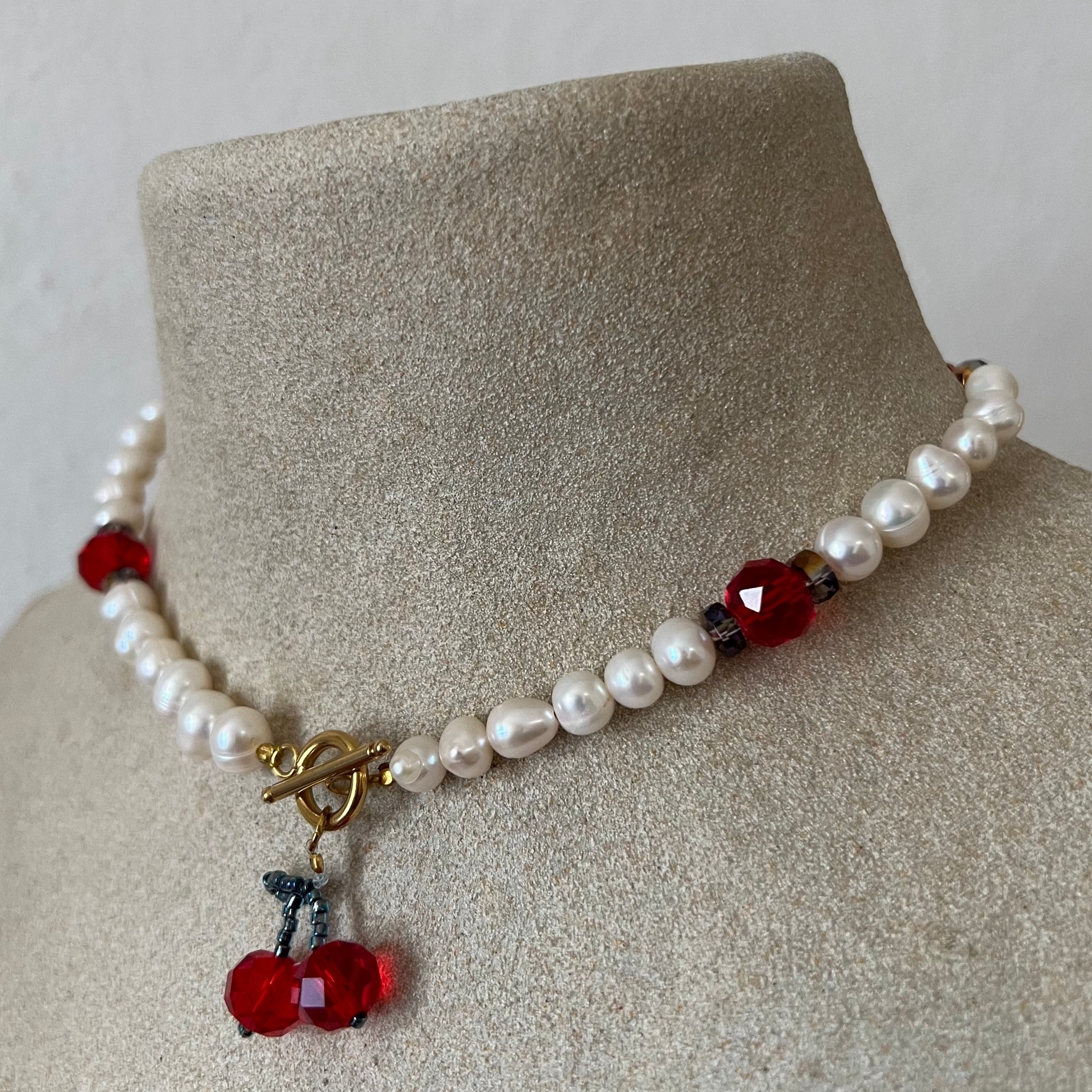 collier en perles d'eau douce